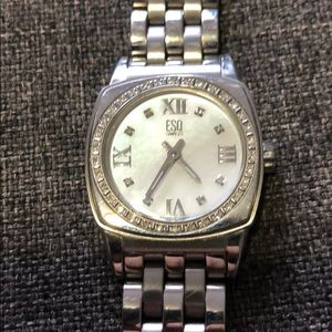 ESQ Ladies Watch with real diamonds
